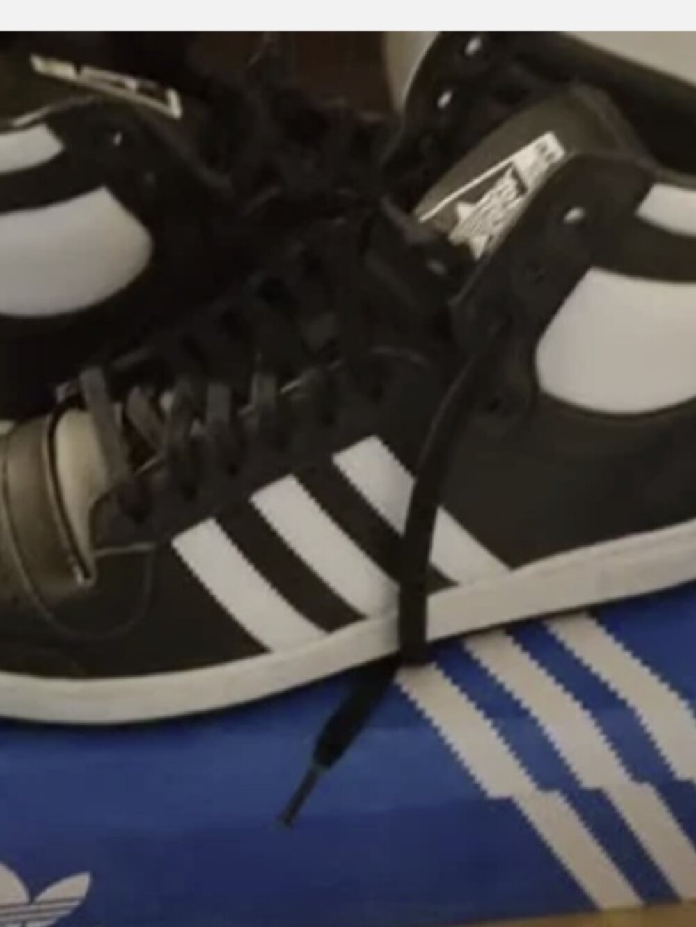Share Size 12 - Adidas Top Ten High Black White